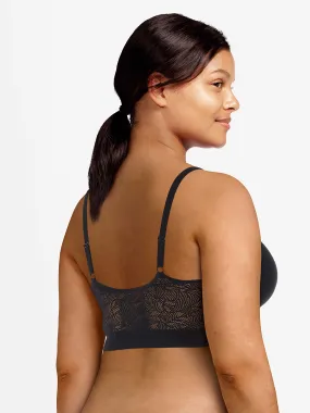 Brassière - Soft Stretch  Noir | Darjeeling