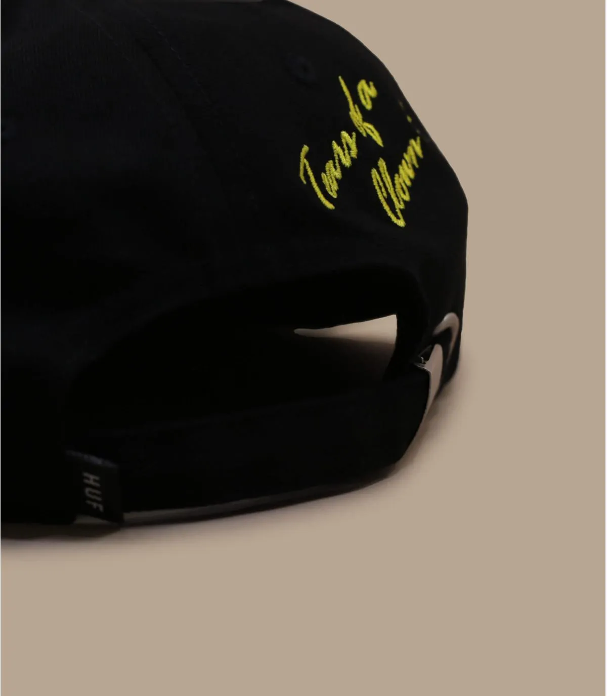 Casquette six panel noire coton clown - Casquette Clownin' Around black Huf : Headict