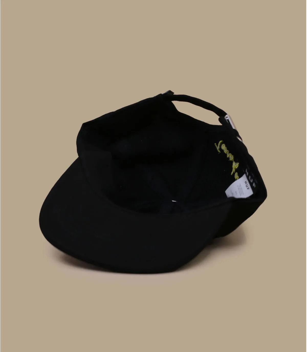 Casquette six panel noire coton clown - Casquette Clownin' Around black Huf : Headict