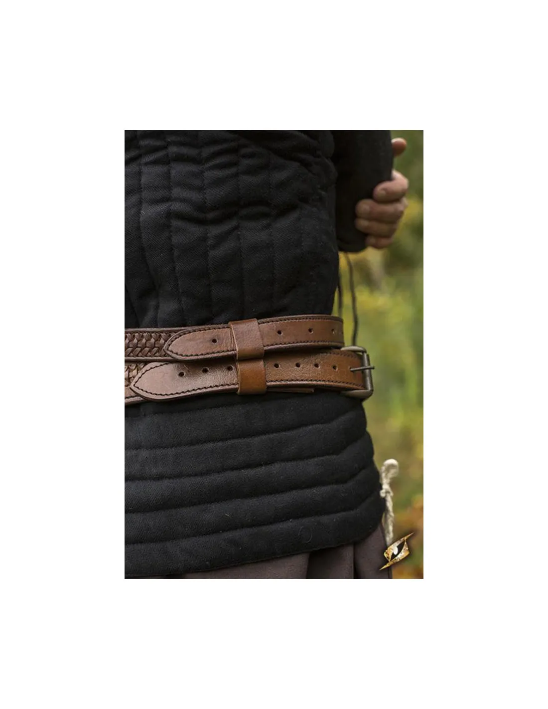 Ceinture médiévale tressée avec baudrier ⚔️ Boutique Épées