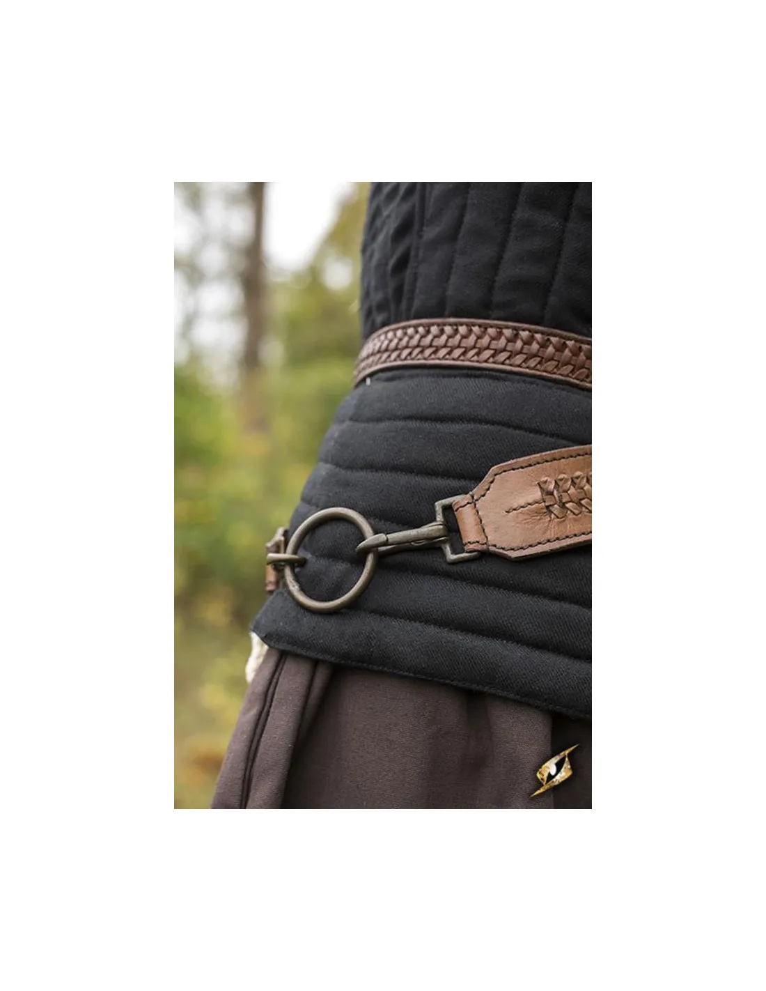 Ceinture médiévale tressée avec baudrier ⚔️ Boutique Épées