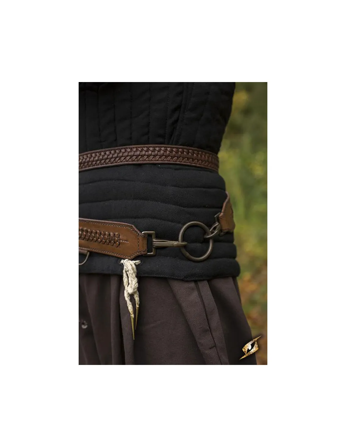 Ceinture médiévale tressée avec baudrier ⚔️ Boutique Épées