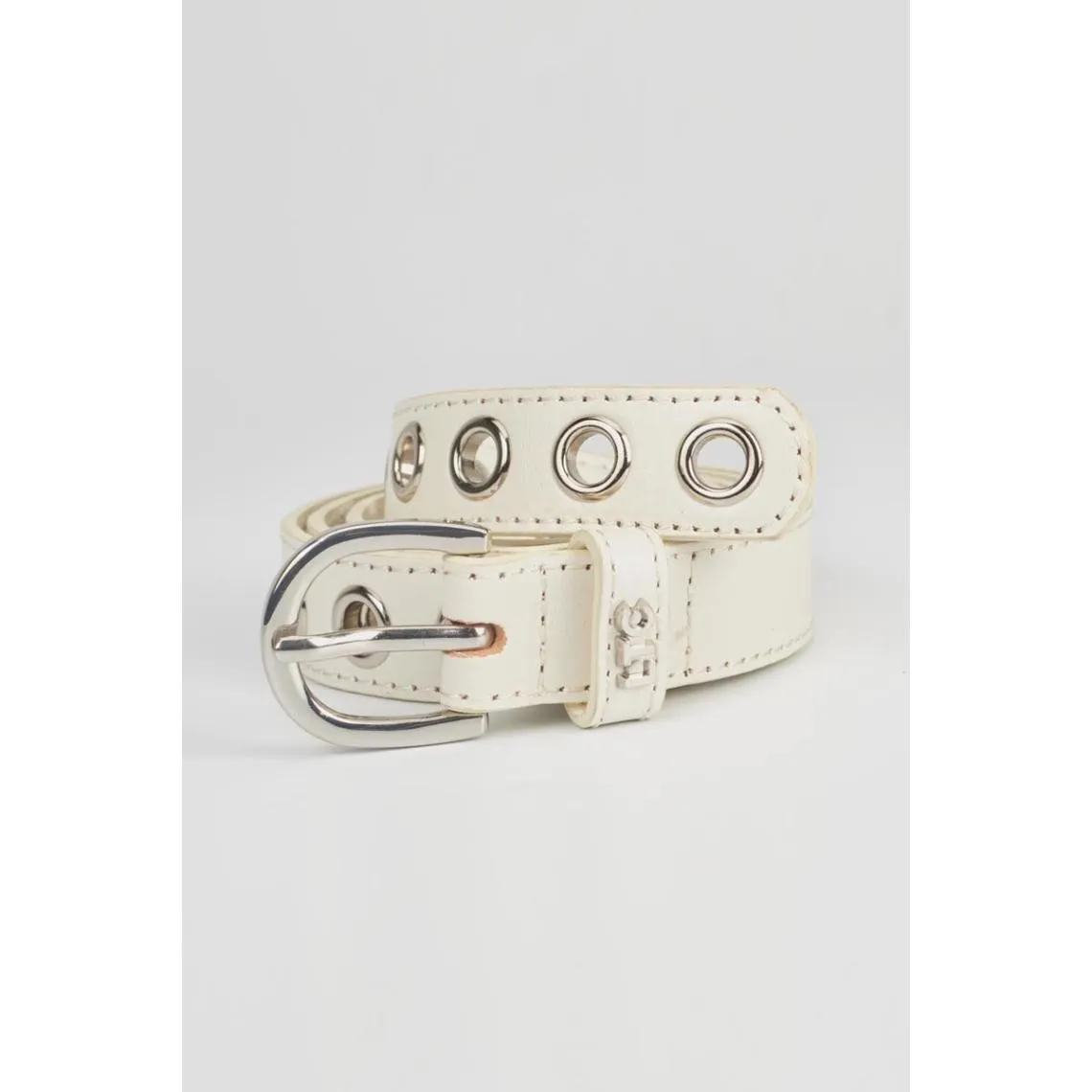 Ceinture TAOUNA blanc en cuir Maud | 3 Suisses