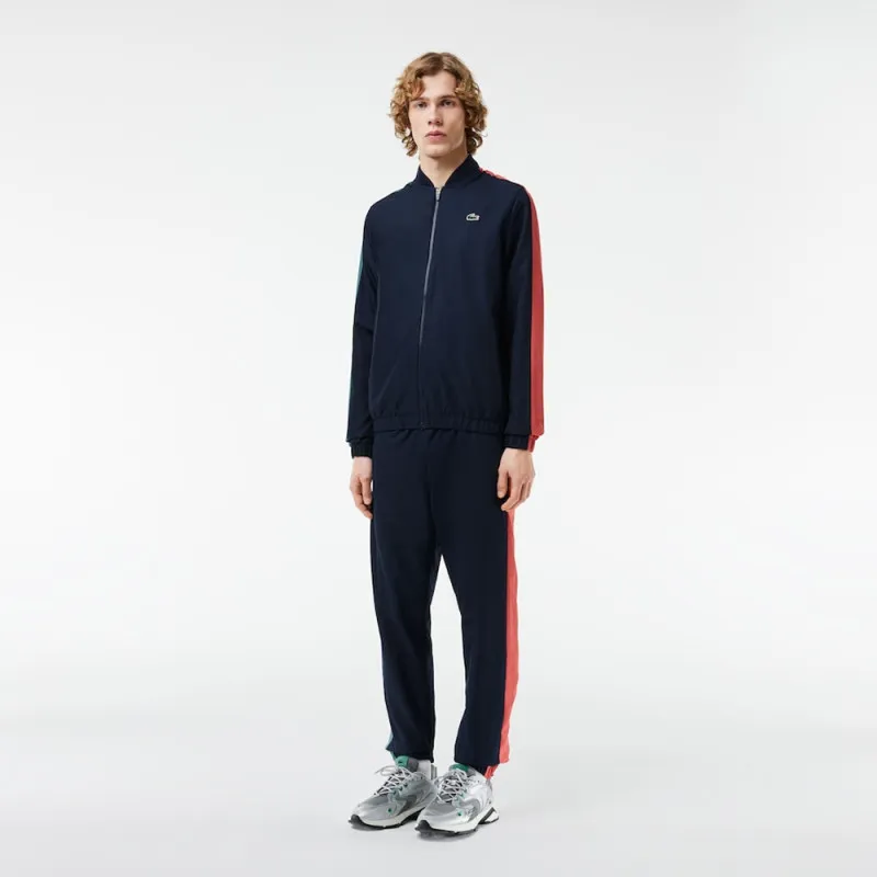 ENSEMBLE DE SURVÊTEMENT LACOSTE TENNIS SPORTSUIT COLOR-BLOCK BLEU MARINE