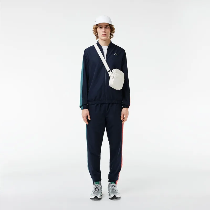 ENSEMBLE DE SURVÊTEMENT LACOSTE TENNIS SPORTSUIT COLOR-BLOCK BLEU MARINE