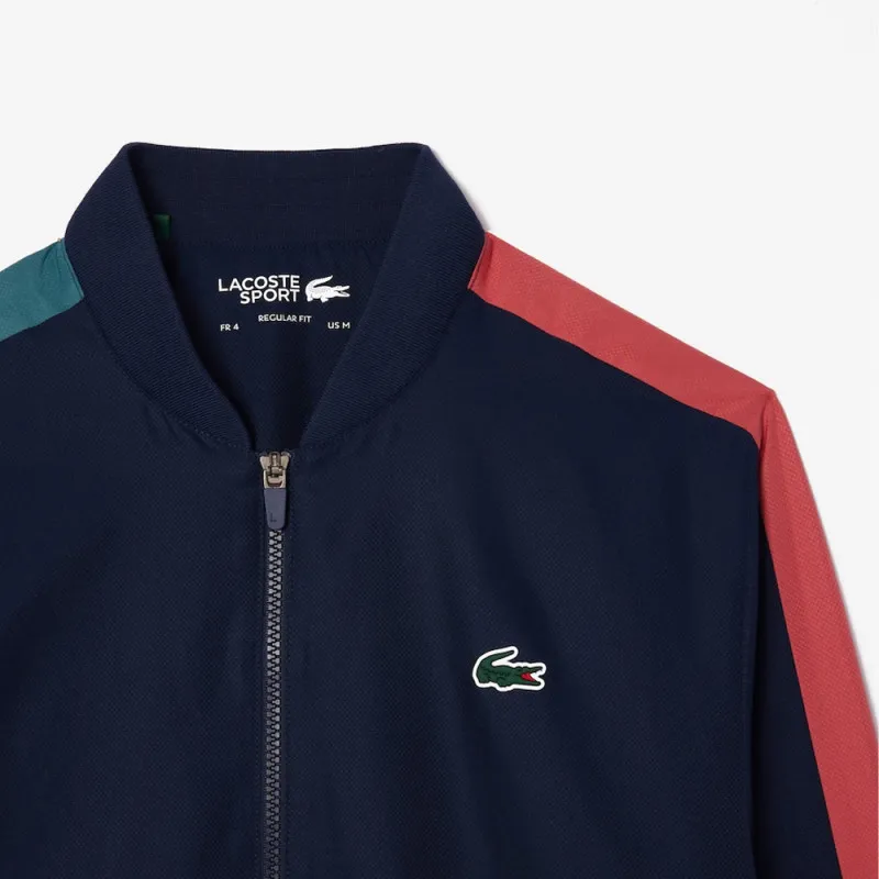 ENSEMBLE DE SURVÊTEMENT LACOSTE TENNIS SPORTSUIT COLOR-BLOCK BLEU MARINE