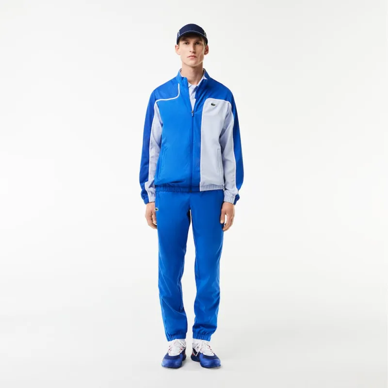 ENSEMBLE DE SURVÊTEMENT LACOSTE TENNIS SPORTSUIT COLOR-BLOCK BLEU