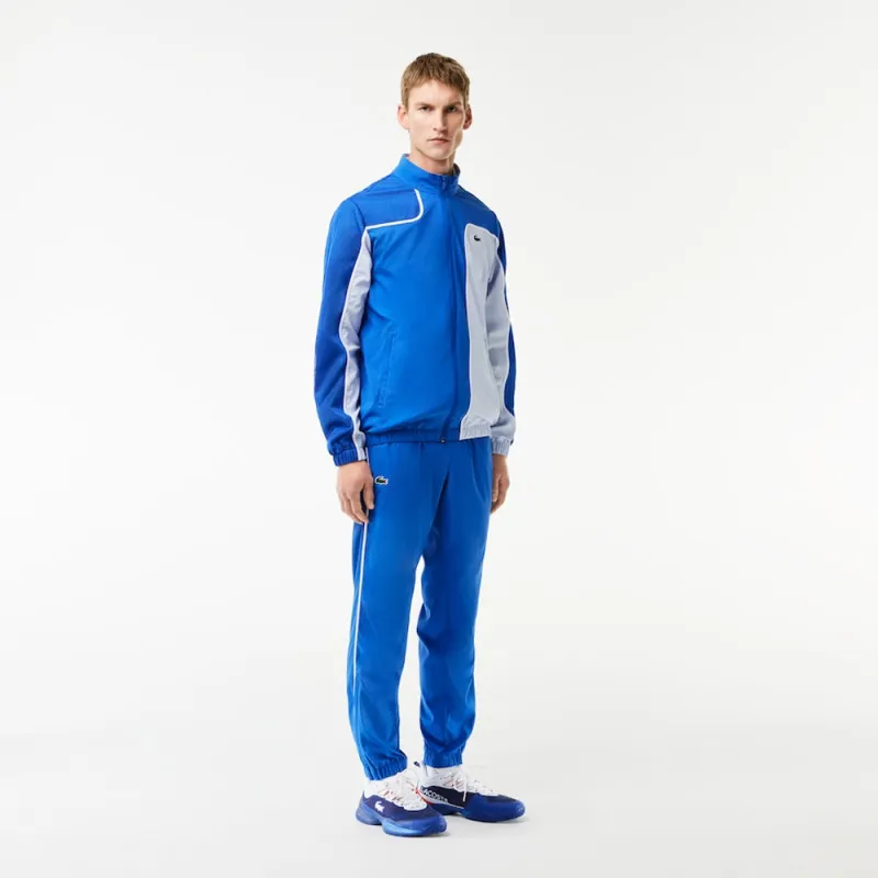 ENSEMBLE DE SURVÊTEMENT LACOSTE TENNIS SPORTSUIT COLOR-BLOCK BLEU