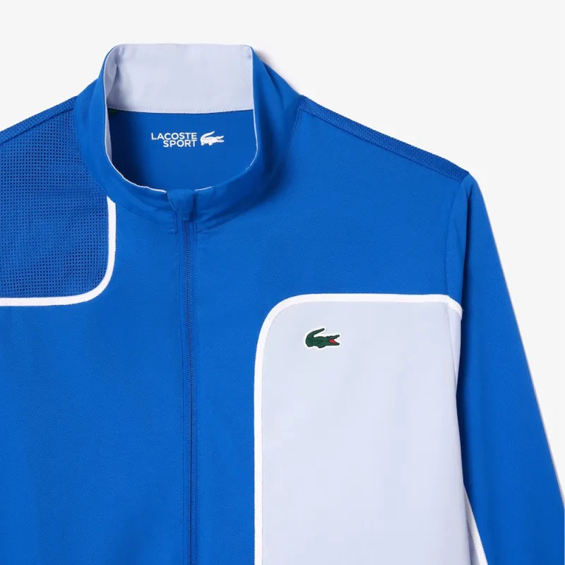 ENSEMBLE DE SURVÊTEMENT LACOSTE TENNIS SPORTSUIT COLOR-BLOCK BLEU