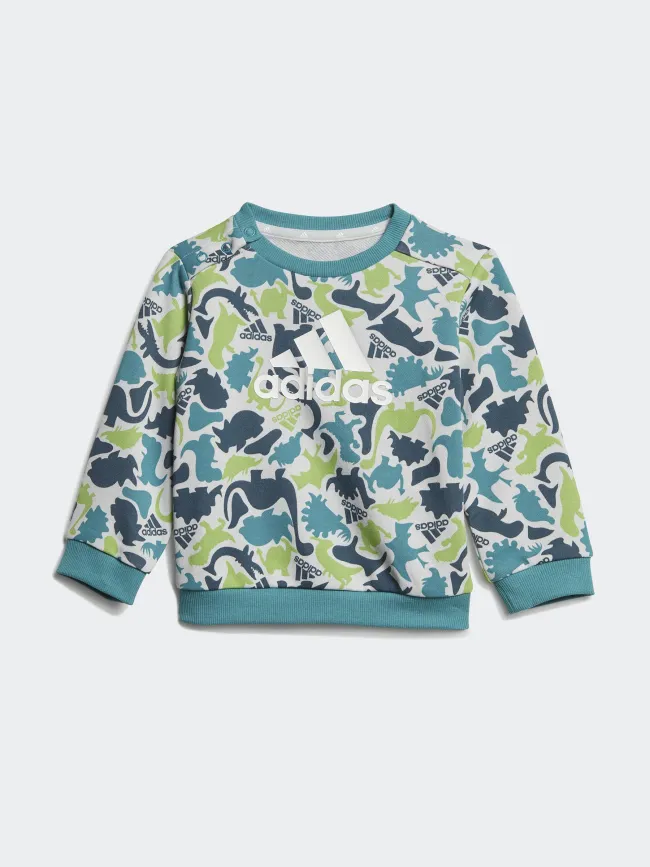 Ensemble de survêtement aop ft dinosaures vert garçon - Adidas | wimod