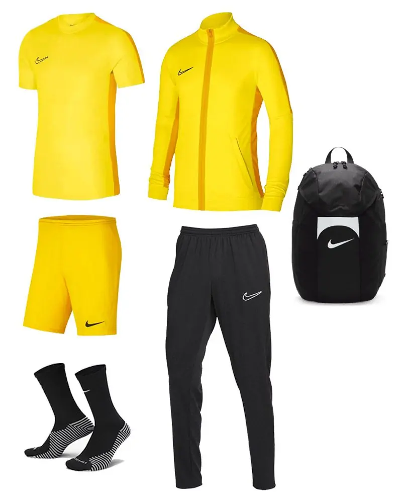 Ensemble Nike Academy 23 pour Homme. Survêtement + Maillot + Short + Chaussettes + Sac (6 pièces)