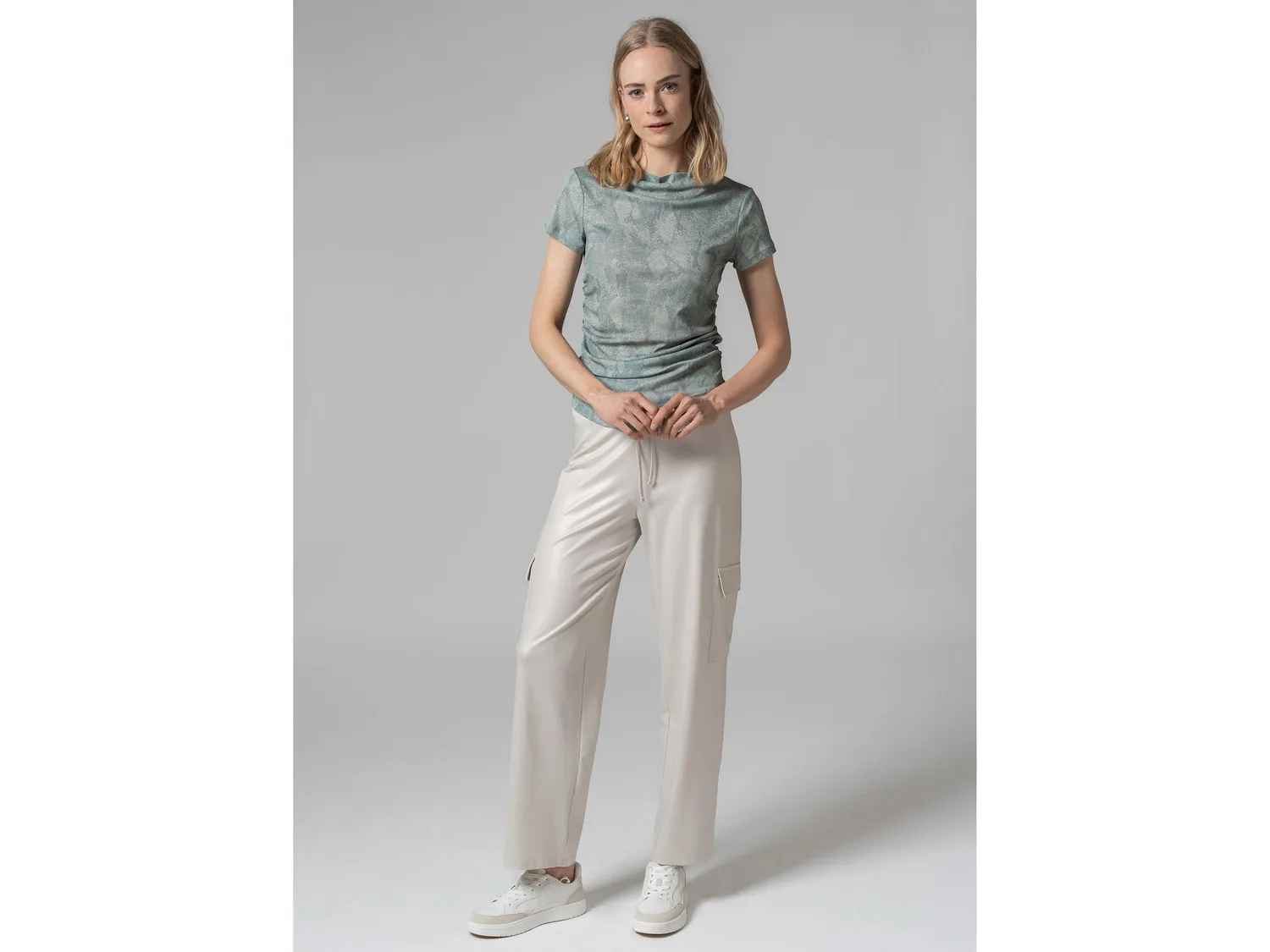 esmara® Pantalon cargo en satin femme