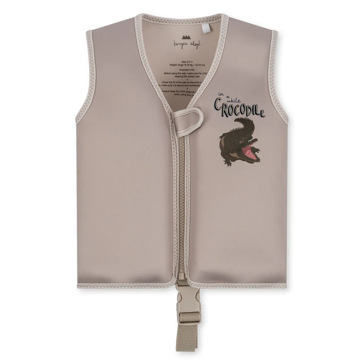 Gilet de Nage Crocodile - 3/6 Ans