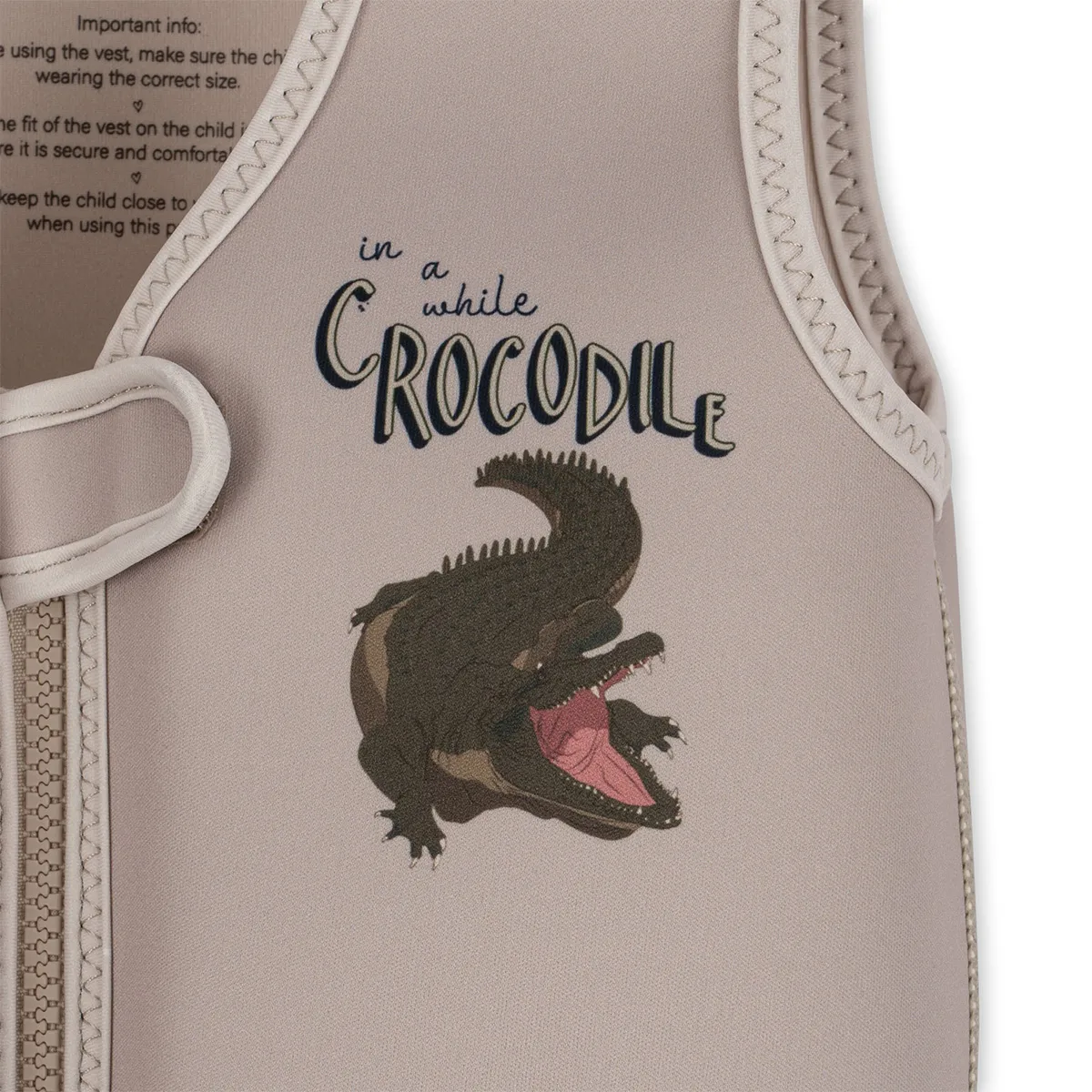 Gilet de Nage Crocodile - 3/6 Ans