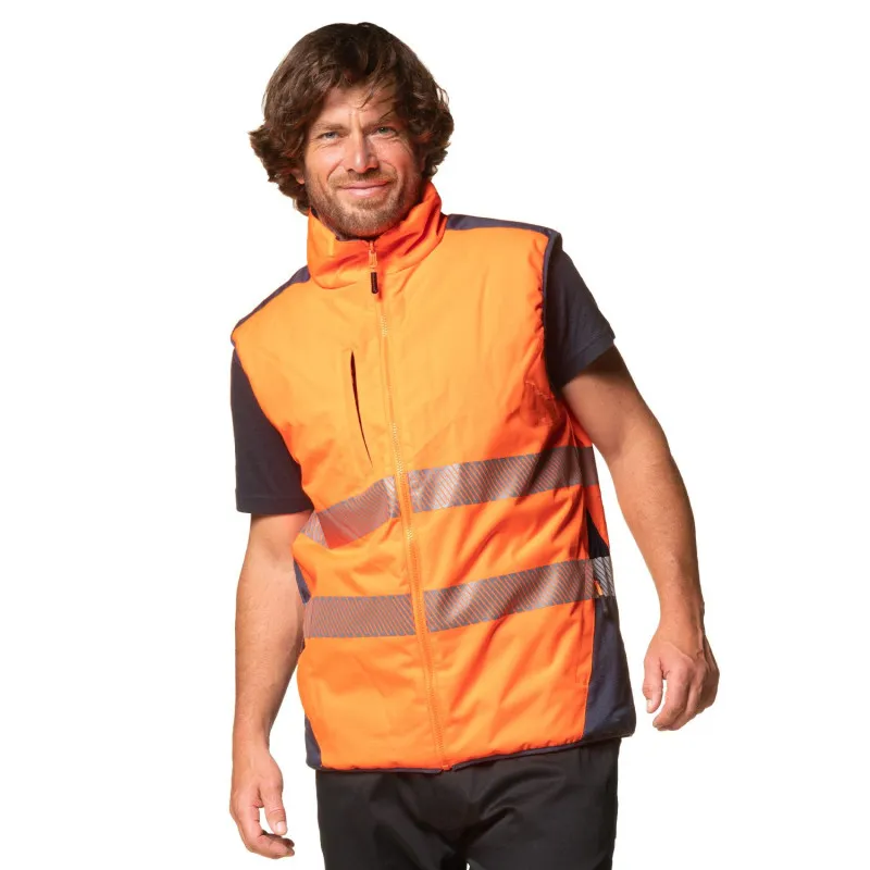 Gilet de travail haute visibilité réversible Yoru | Coverguard Safety