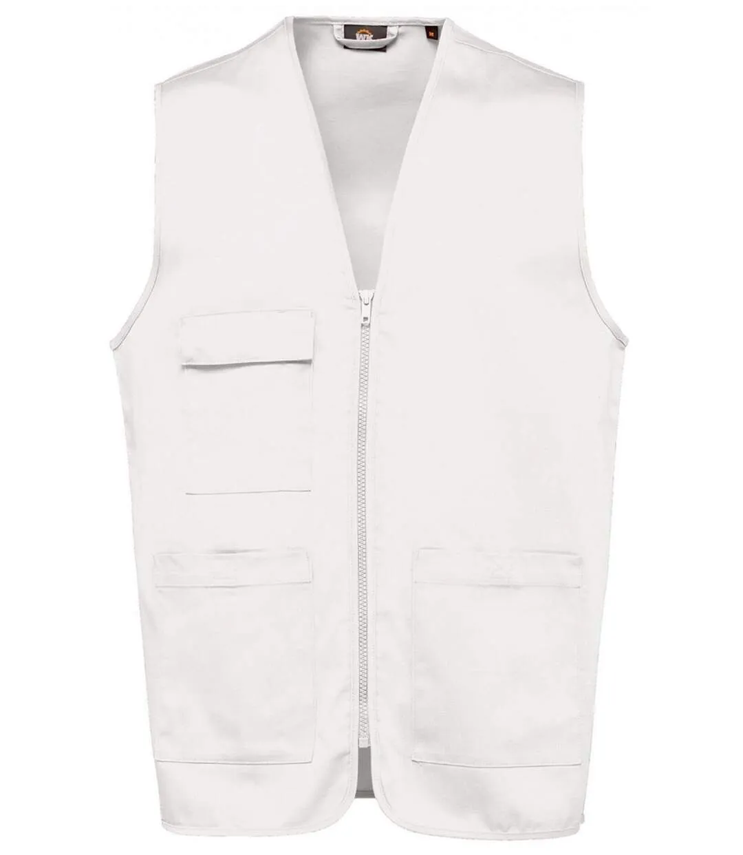 Gilet multipoches léger sans manches - Unisexe - WK608 - blanc