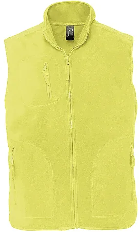 Gilet sans manches bodywarmer polaire unisexe - 51000 - jaune fluo 