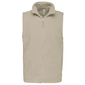 Gilet sans manches micro polaire homme - K913 - beige 