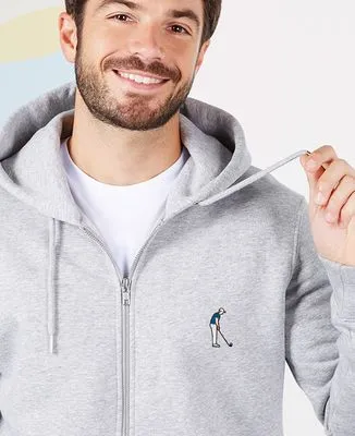 Hoodie homme Golfeur (brodé)