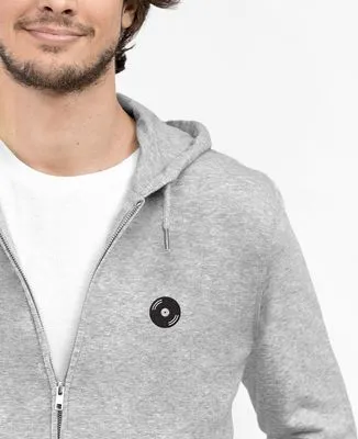 Hoodie homme Vinyle (brodé)