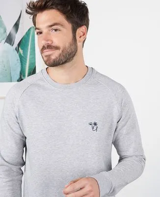 Hoodie homme Visage (brodé)