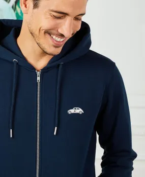 Hoodie zippé homme Choupette (brodé)