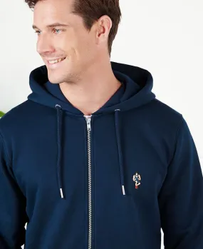 Hoodie zippé homme Lutteur (brodé)