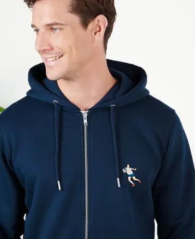 Hoodie zippé homme Rugbyman (brodé)