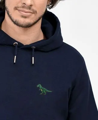 Hoodie zippé homme T-Rex (brodé)