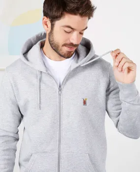 Hoodie zippé homme Tequila sunrise (brodé)