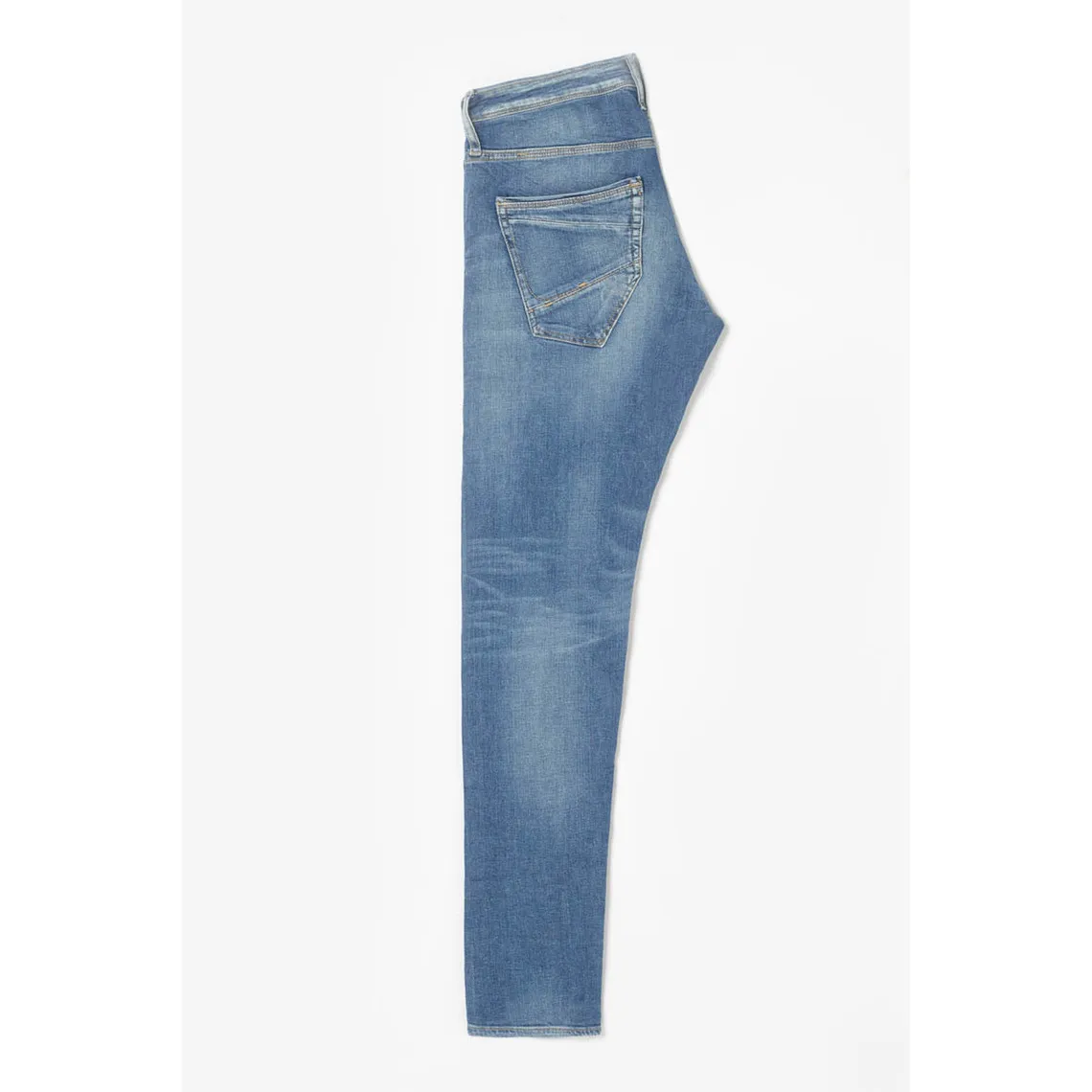 Jeans ajusté stretch 700/11, longueur 34 bleu Troy | 3 Suisses