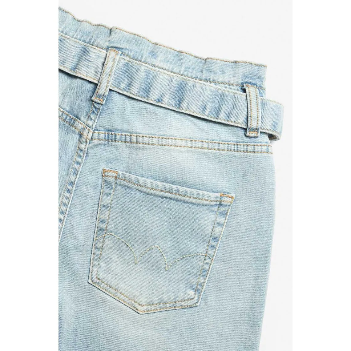 Jeans boyfit MILINA, 7/8ème bleu en coton | 3 Suisses