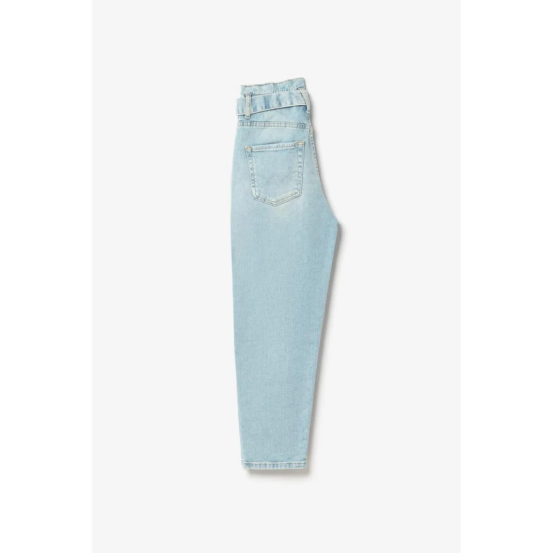 Jeans boyfit MILINA, 7/8ème bleu en coton | 3 Suisses