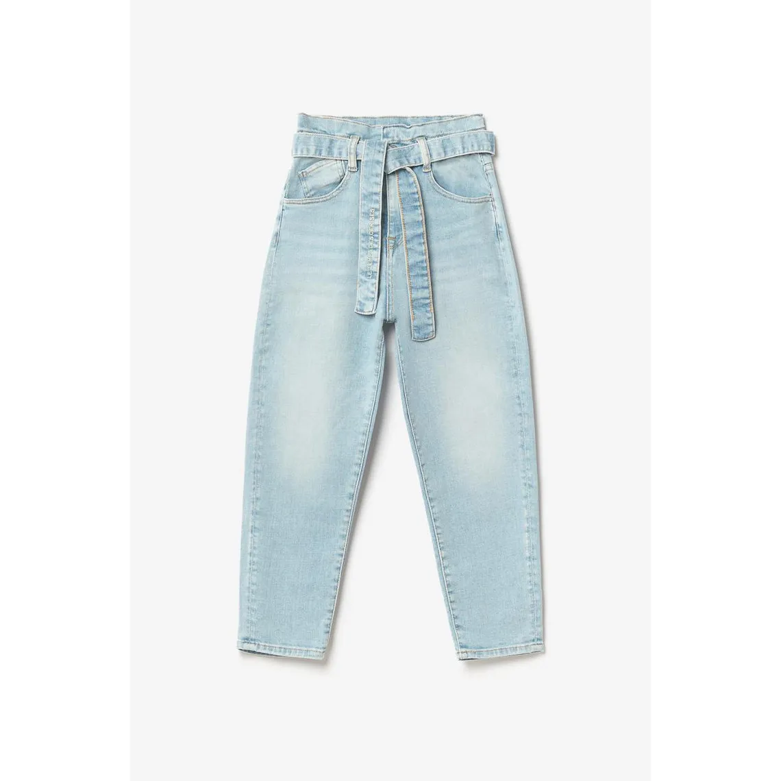 Jeans boyfit MILINA, 7/8ème bleu en coton | 3 Suisses