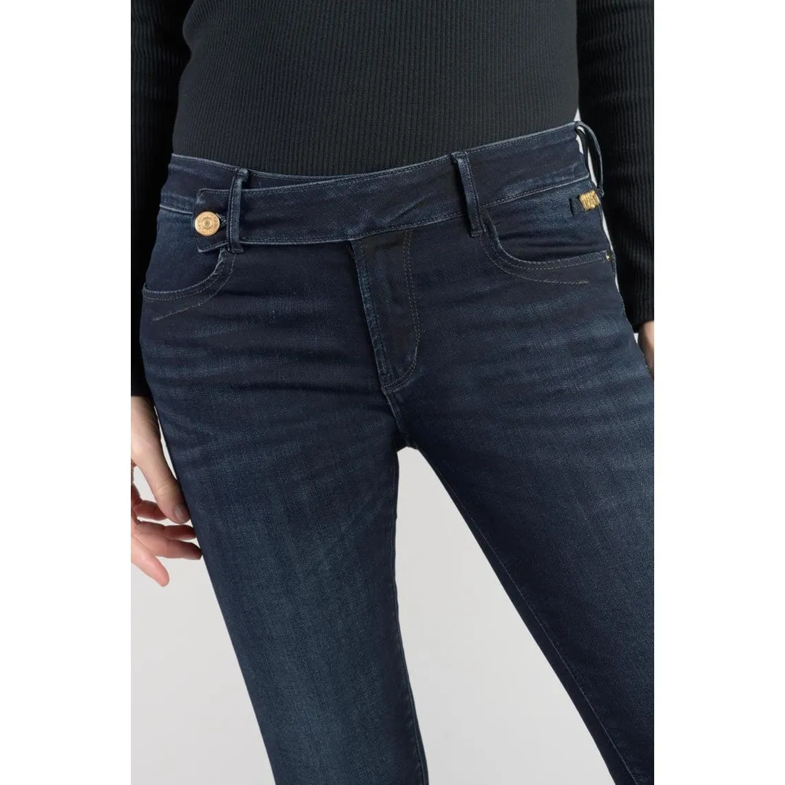 Jeans push-up slim PULP, 7/8ème bleu en coton Léna | 3 Suisses