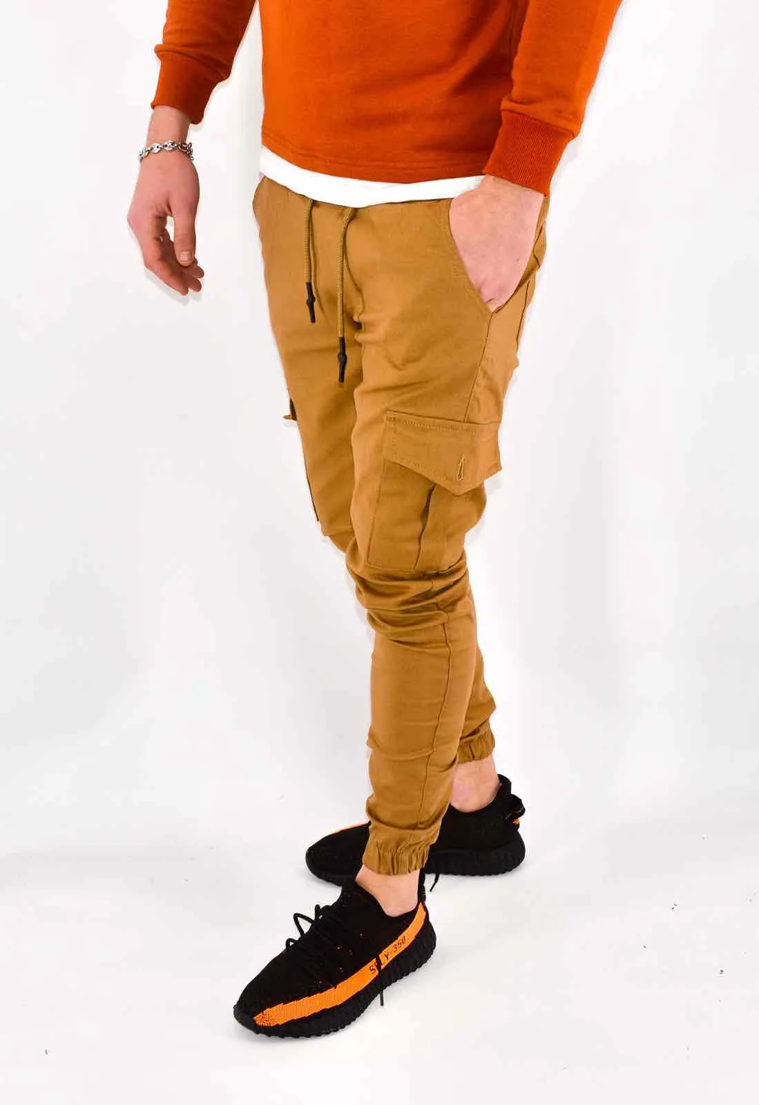 Pantalon cargo camel | Mode urbaine | 29,99€