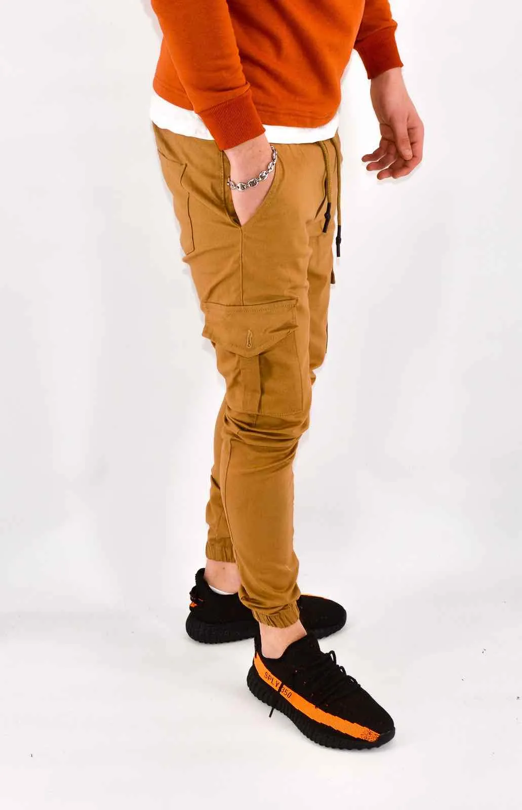 Pantalon cargo camel | Mode urbaine | 29,99€