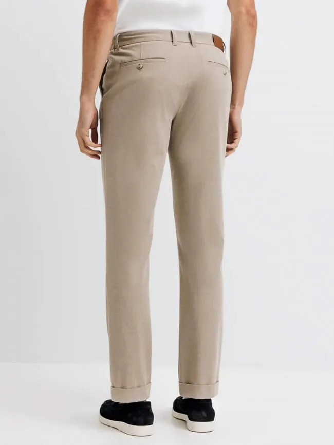 Pantalon chino slim pombou beige homme - Izac | wimod