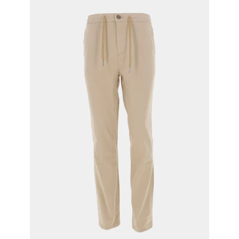 Pantalon chino slim pombou beige homme - Izac | wimod