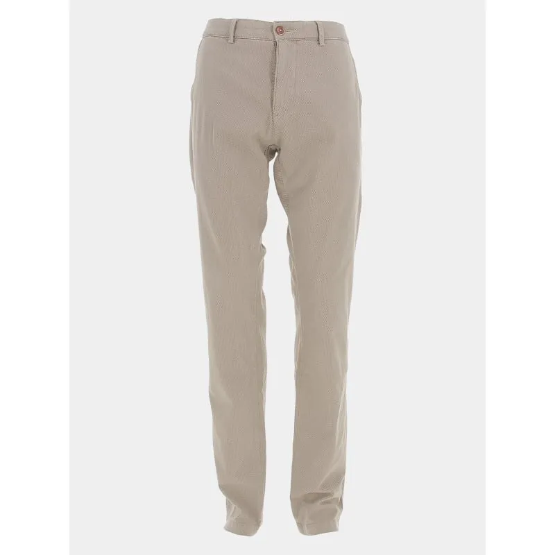 Pantalon chino slim pombou beige homme - Izac | wimod