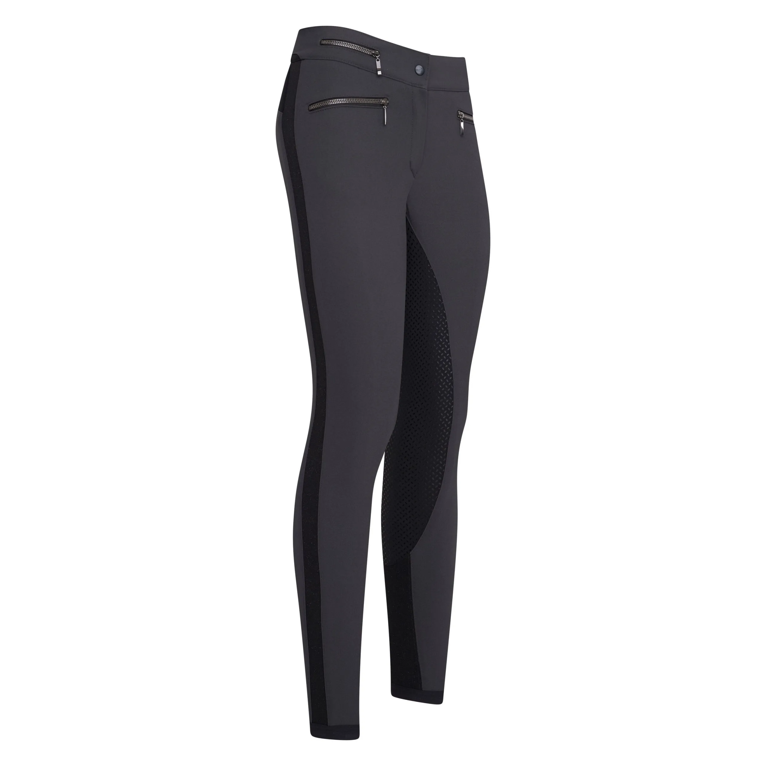 Pantalon d'équitation Euro-Star Onyx FullGrip tissu allemand de qualité