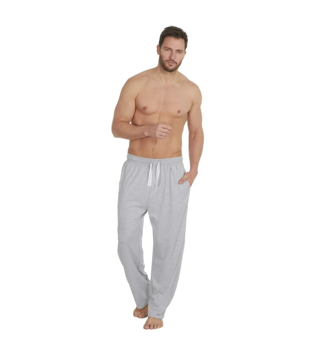 Pantalon de détente homme gris chiné Momentii