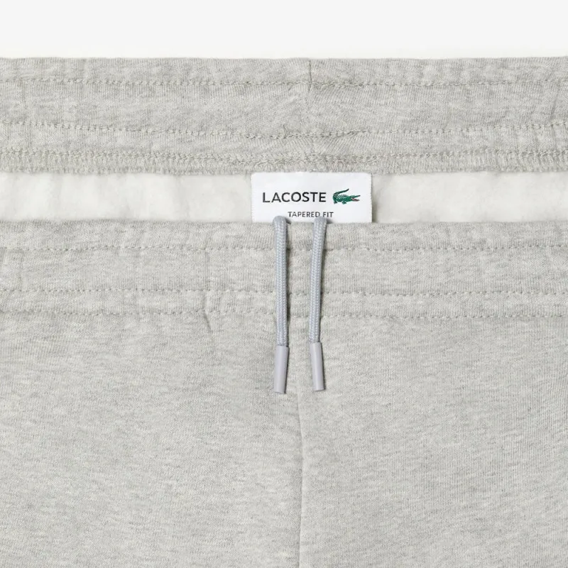 PANTALON DE SURVÊTEMENT COLOR-BLOCK LACOSTE GRIS ET NOIR