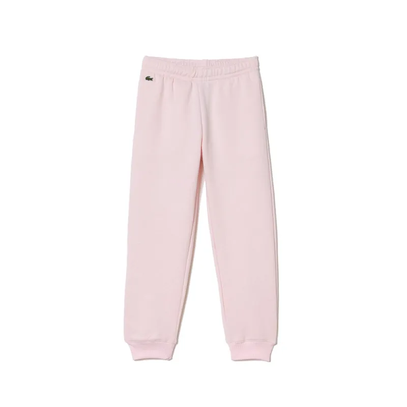 PANTALON DE SURVÊTEMENT COLOR BLOCK ROSE CLAIR LACOSTE ENFANTS