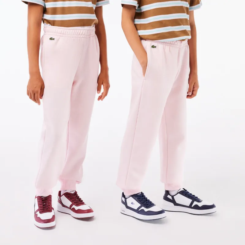 PANTALON DE SURVÊTEMENT COLOR BLOCK ROSE CLAIR LACOSTE ENFANTS