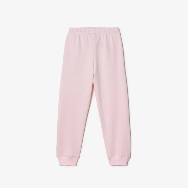 PANTALON DE SURVÊTEMENT COLOR BLOCK ROSE CLAIR LACOSTE ENFANTS