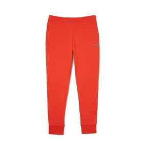 PANTALON DE SURVÊTEMENT HOMME LACOSTE EN MOLLETON DE COTON BIOLOGIQUE ORANGE