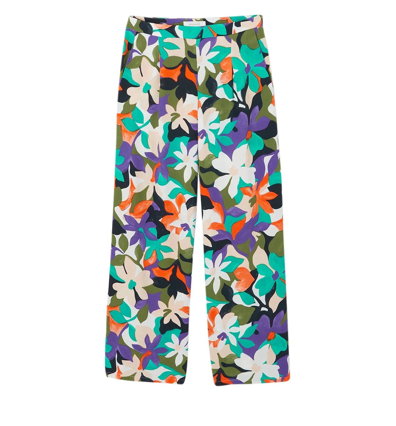 Pantalon large imprimé DIMB - Imprimé multicolore