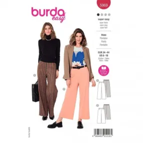 Patron pantalon femme - Burda n°5969