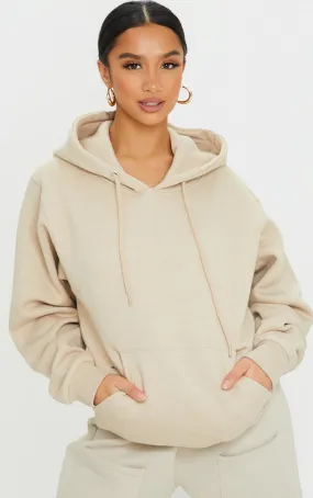 Petite Hoodie oversize sable basique